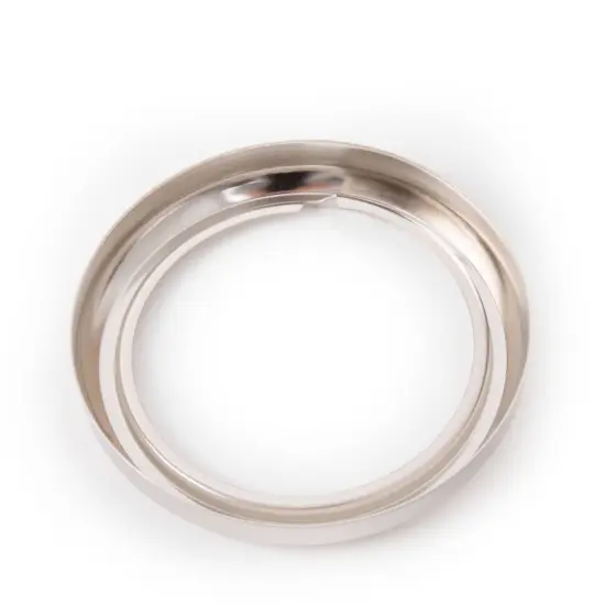 Aladdin Blade Style Burner Collar for Oil Lamps, Glue-On, N122N Nickel Finish {5}