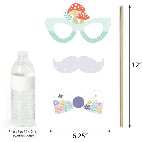 Big Dot of Happiness Let's Be Fairies - Fairy Garden Birthday Party Photo Booth Props Kit - 20 Count {6}