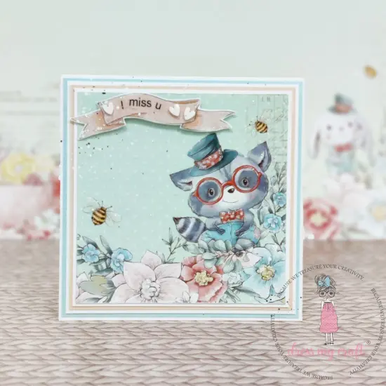 Dress My Craft Transfer Me Sheet A4-Kidland Tiles {5}