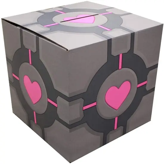 Portal Companion Cube 12" x 12" x 12" Flat Empty Gift Box {1}