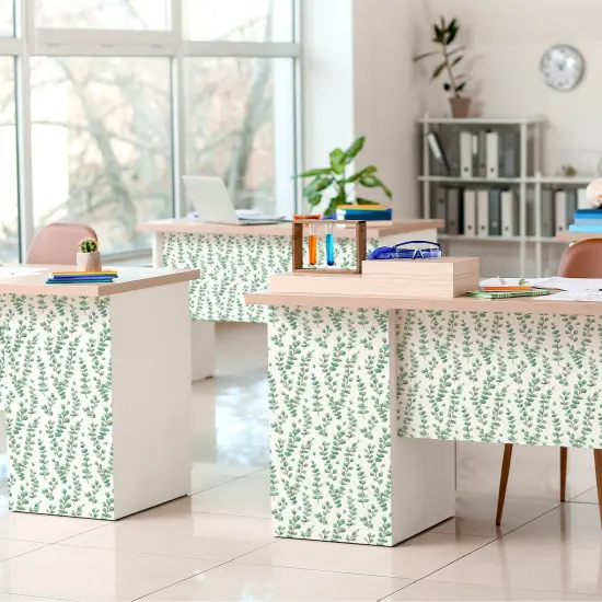 Peel and Stick Decorative Paper Roll, 17-1/2" x 10 ft, Eucalyptus {5}