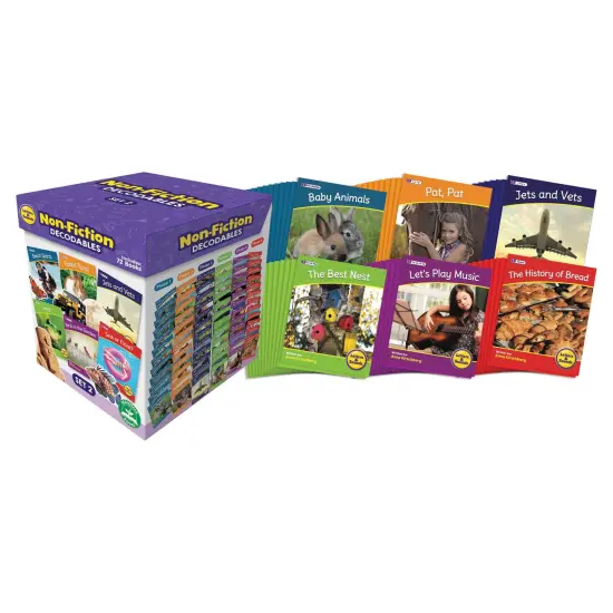 Letters & Sounds Non-Fiction Decodables Boxed Set, Set 2 {1}