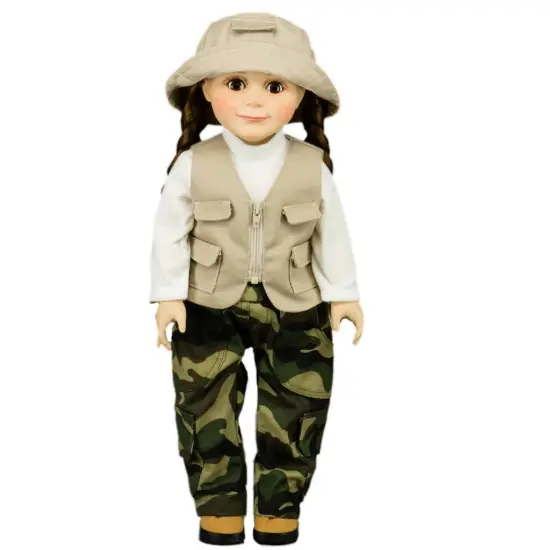 The Queen's Treasures 18 Inch Doll Clothes, 4 Pc Fishing Adventure Outfit {6}