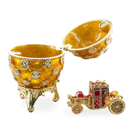 1897 Coronation Royal Imperial Easter Egg 2.5 Inches {4}