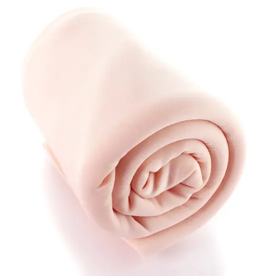 Solid Scuba Fabric Barely Peach 1 Yard {1}