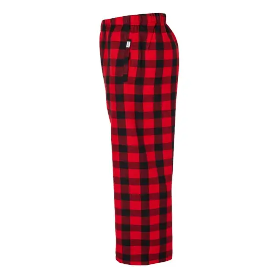 Boxercraft&reg; Fabrication Youth Flannel Pants Red/ black buffalo {5}
