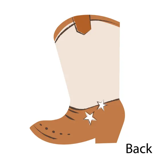 Big Dot of Happiness My First Rodeo - Shaped Thank You Cards - Little Cowboy 1st Birthday Party Thank You Note Cards with Envelopes - Set of 12 {5}