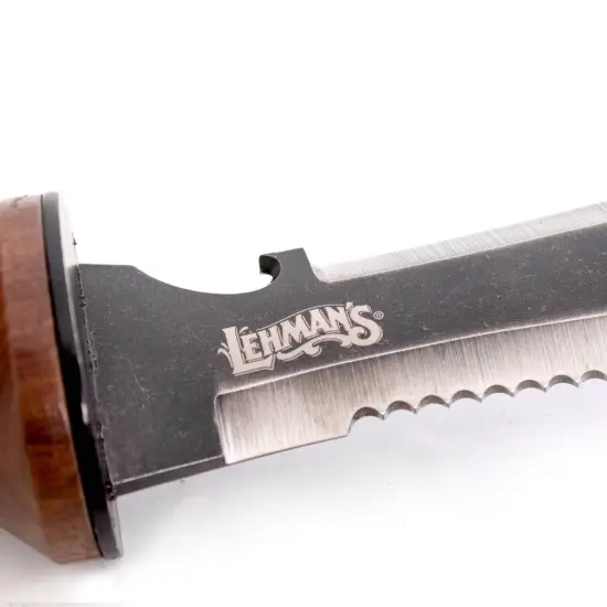 Lehman's Hori Hori Garden Knife, Durable Double Edge, Hardened Steel with Wooden Handle, Hand Weeding and Digging Tool with Sheath {4}