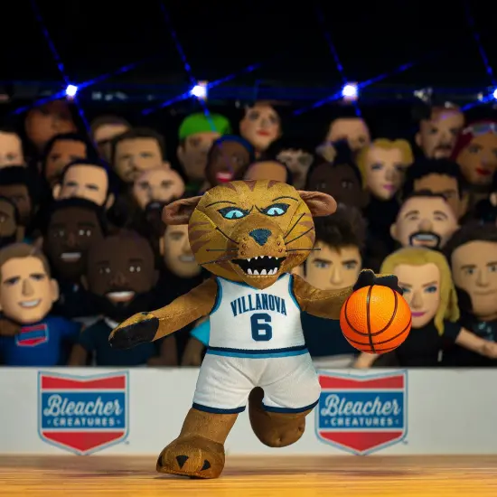 Bleacher Creatures Villanova Wildcats Will D. Cat 10" Mascot Plush Figure {4}