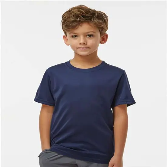 Augusta Sportswear&reg; Youth Nexgen Wicking T-Shirt Navy {1}