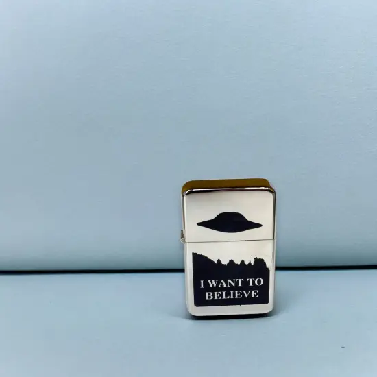 Lighter - I Want to Believe High Polish Chrome {4}