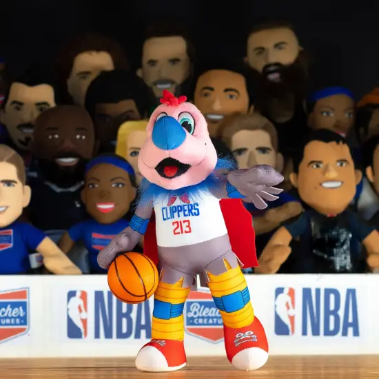 Bleacher Creatures Los Angeles Clippers Chuck The Condor 10" Mascot Plush Figure {2}