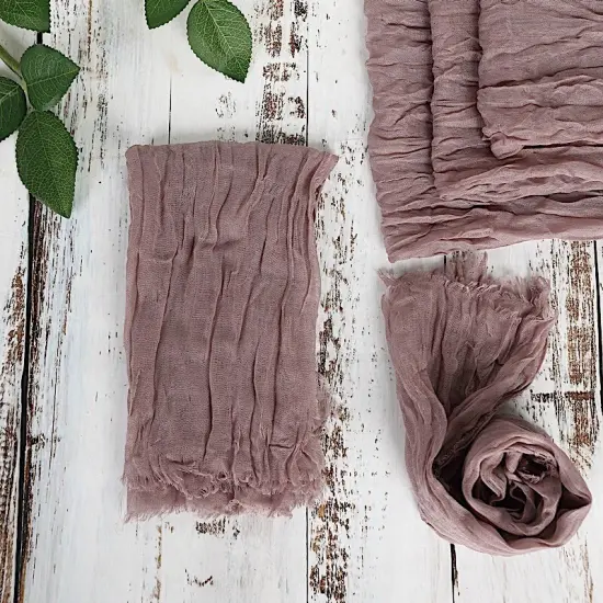 10 Cheesecloth Gauze Cotton Dinner Table Napkins Amethyst {1}