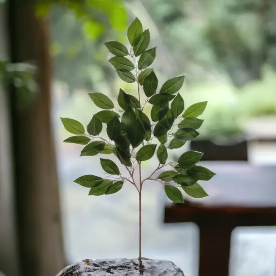 48-Pack: Sakaki Spray with Realistic Silk Leaves by Floral Home&reg; {3}