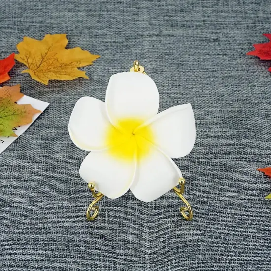 4 Inch Gold Iron Plate Stand Holder Easel Display Stand for Plate?Picture?Photo and More,4 pcs. {4}