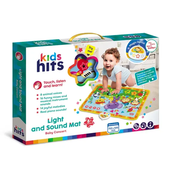 Kids Hits Educational Baby Light andSound Mat Toy Baby Concert {6}
