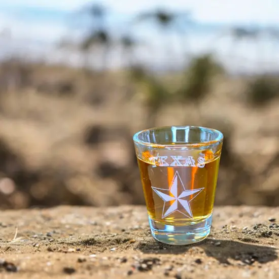 2oz Texas Star Shot Glass {6}
