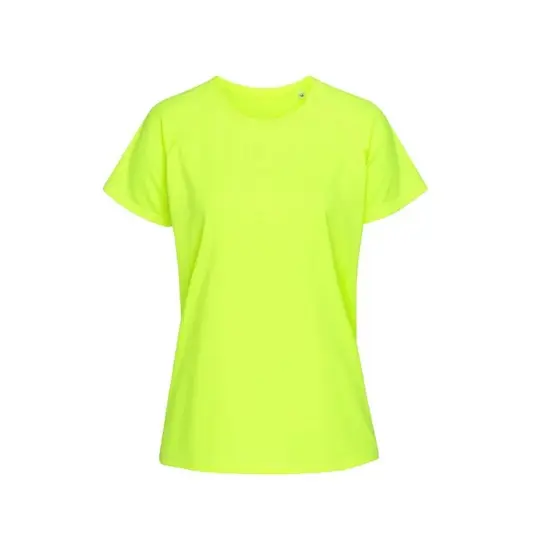 RADYAN&reg; Short Sleeve Safety Crewneck T Shirt with High Visibility for Work Comfort Fit Safety green {1}