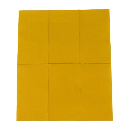 50 Plain Soft 2 Ply Dinner Table Cocktail Paper NAPKINS Gold {1}