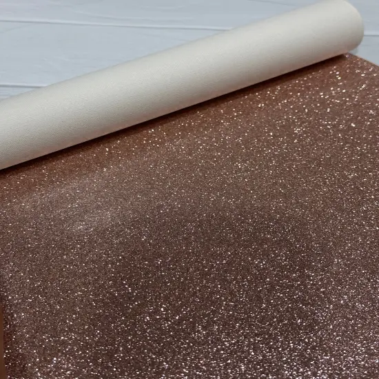 Blush Smooth Glitter Vinyl {1}