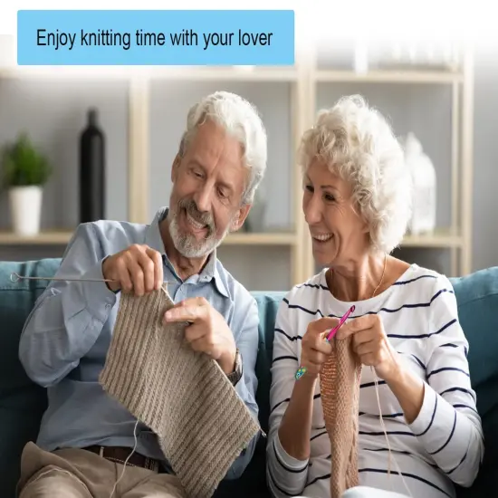 5 Size Aluminum Crochet Hook Set 6.5m(K)/7mm/8mm(L)/9mm(M)/10mm(N) Knitting Needles Craft Weave Yarn Set Polymer Clay Crochet Needles for Crocheting - Premium Knitting Crochet Supplies {5}