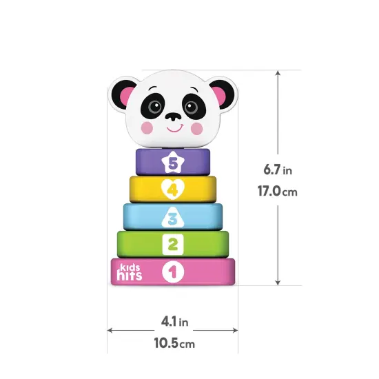 Kids Hits Wooden Stack and Play Panda: Endless Fun in Every Stack! {5}