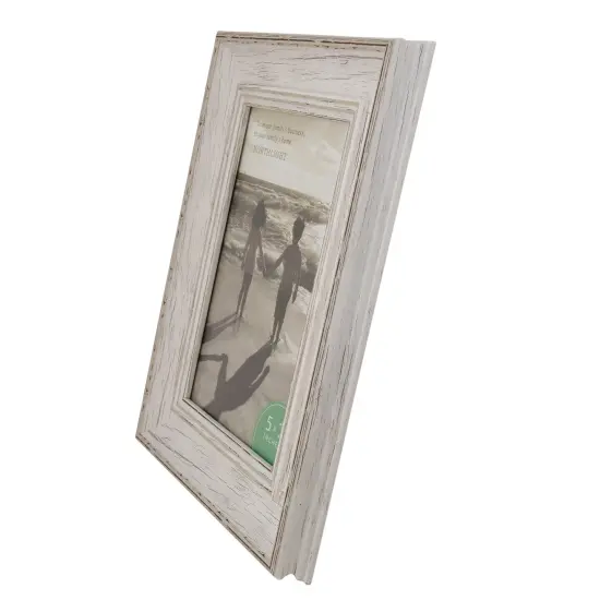 Northlight Distressed Vintage Picture Frame - for 5" x 7" Photo - 9.5" White {5}