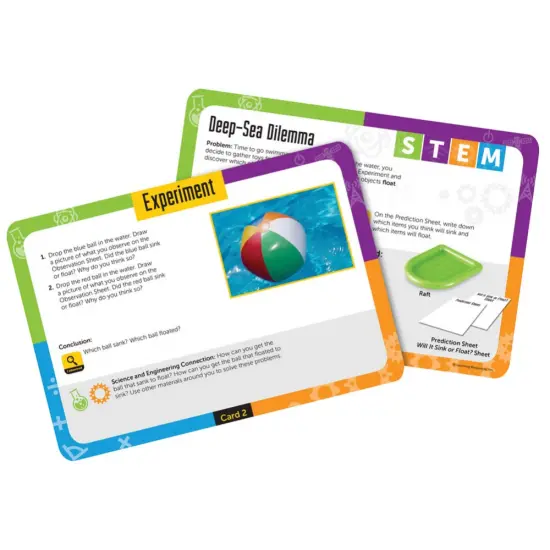 Learning Resources Sink or Float STEM Activity Set {3}