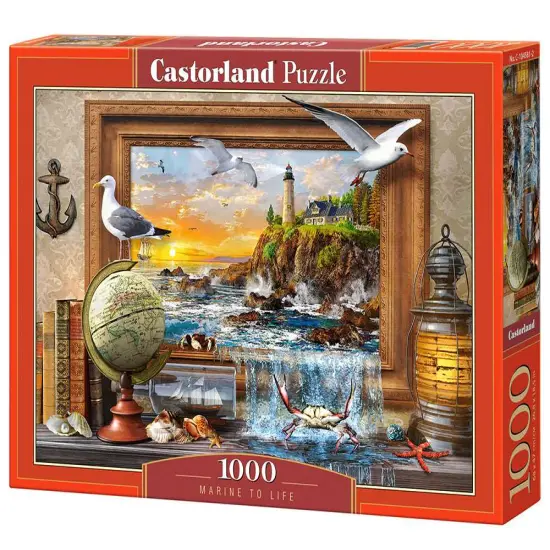 1000 Piece Jigsaw Puzzle, Marine to Life, Adult Puzzle, Castorland C-104581-2 {1}