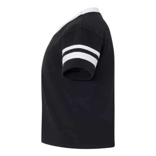 Augusta Sportswear&reg; - Youth V-Neck Jersey T-shirt Black - white {5}