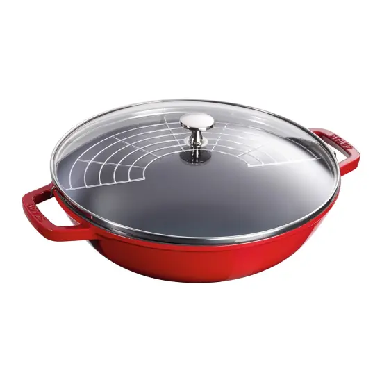 STAUB Cast Iron 4.5-qt Perfect Pan {6}