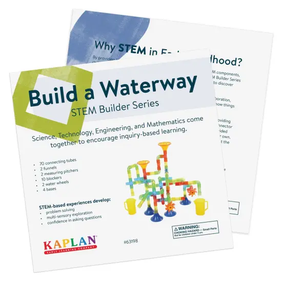 Kaplan Early Learning Company STEM Builder Series Build a Waterway {3}