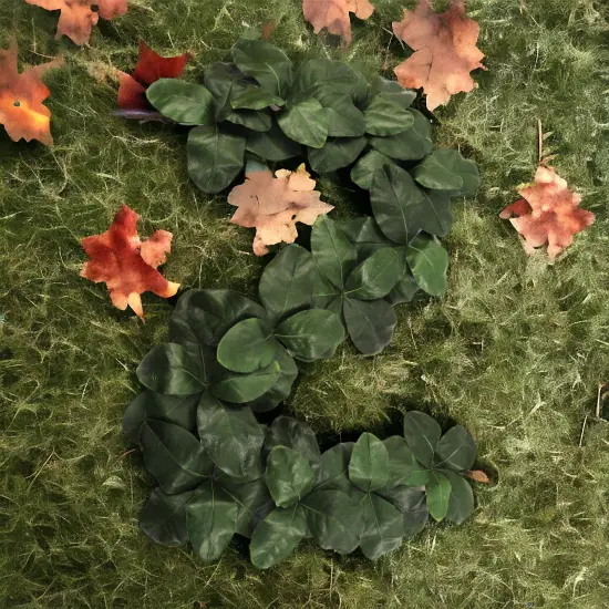 6-Foot Magnolia Leaf Christmas Garland with Realistic Silk Leaves - 2-Pack, Elegant Greenery for Home D&eacute;cor & Event Styling - Year-Round Charm, Floral Home by Artificial Flowers {4}