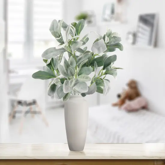 29" Real Touch Lamb Ear Stems - 6-Pack, Artificial Silk Foliage, Home Decor - Perfect for Bouquets, Centerpieces - Year-Round Greenery, Floral Home by Artificial Flowers {4}