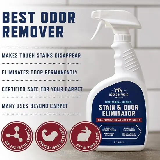 Rocco & Roxie&reg;- Stain & Odor Eliminator for Strong Odor, 32oz Enzyme Pet Odor Eliminator for Home {3}