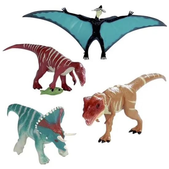 Wild Republic Plastic Dinosaurs - Set of 8 {3}