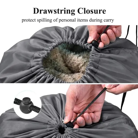 24 Pieces 32 inch Dirty Clothes Bags Laundry Bag 2 pack Tear Resistant Washable Laundry Bag Drawstring Organizer Bag for Home Camp College Dorm Organization Storage 60 x 80 cm Grey {5}