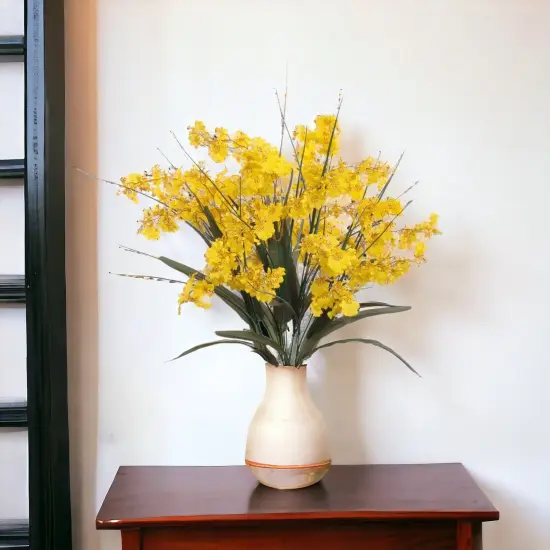 12-Pack: Dancing Orchid Bush with Silk Flowers & Foliage, Floral Home by Artificial Flowers {3}