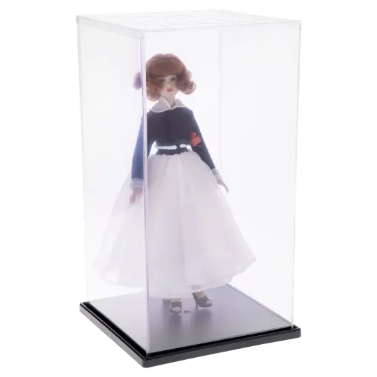 ExpoCase Plastic Folding Display Cover for Dolls, 10.5" W x 10.5" D x 20" H {2}