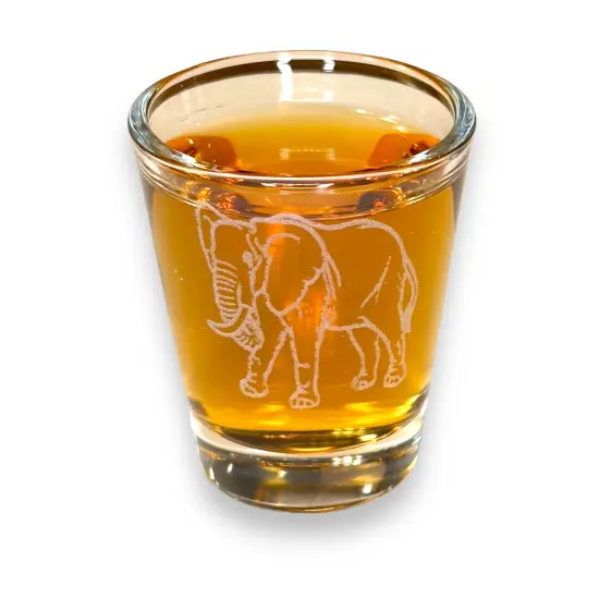 2oz Elephant Shot Glass {1}
