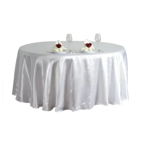 120-Inch ROUND SATIN TABLECLOTH {1}