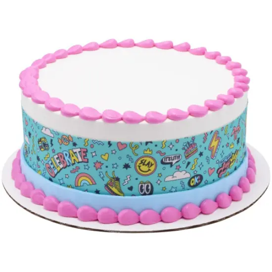 That Girl Lay Lay Radiate Edible Cake Topper Image Strips {1}