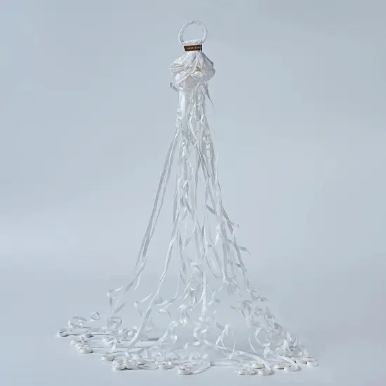 5 PAPER STREAMERS Hand Throw Magic Confetti Poppers Pink {2}