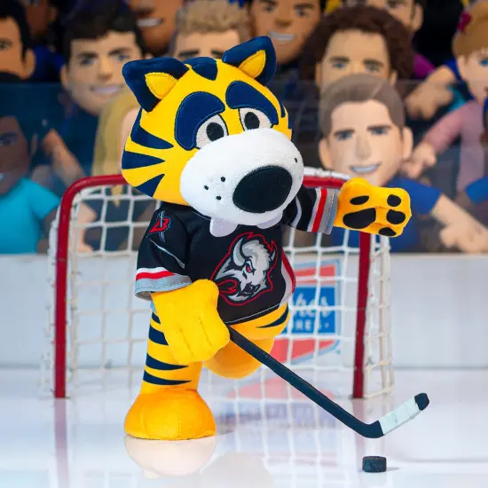 Bleacher Creatures Buffalo Sabres Sabretooth 10" Mascot Plush Figure (Black Goat Head Uniform) {4}