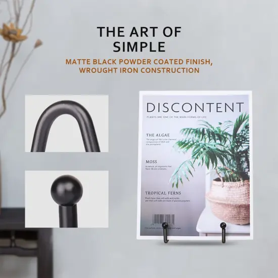 LIONWEI LIONWELI Decorative Plate Stand Holder Picture Frame Stand Easel Display Stand {2}