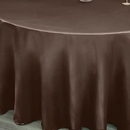 120-Inch ROUND SATIN TABLECLOTH {6}