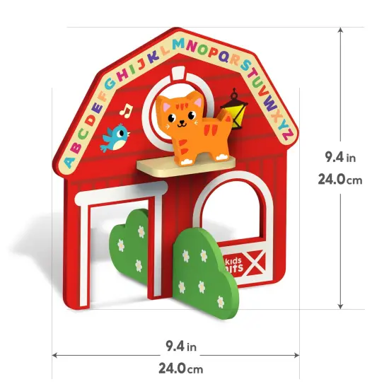 Kids Hits: Unleash Creativity with the Wooden Farm Set - Building, Matching, and Imaginative Play for Little Explorers! {6}