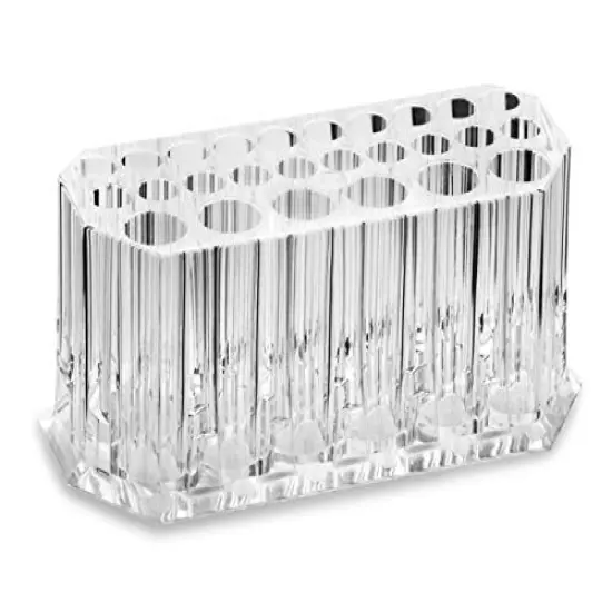 Acrylic Makeup Finger Nail Art Tool Organizer 26 Spaces For Storing Beauty Nail Art Kit Tools - Clear {6}