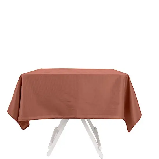 10Pcs Polyester Tablecloth 54 X 54 Inch Blush {4}