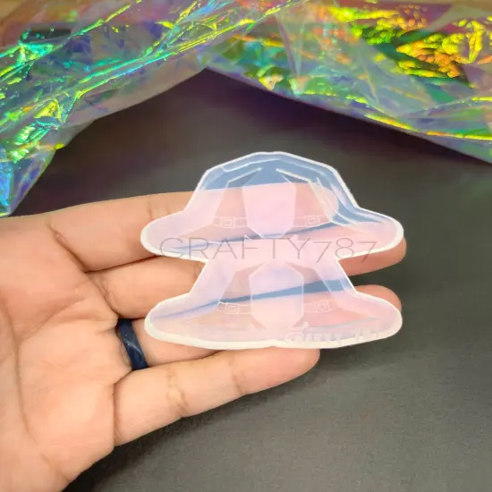 Witch Hat Stud Silicone Mold(A8) {5}